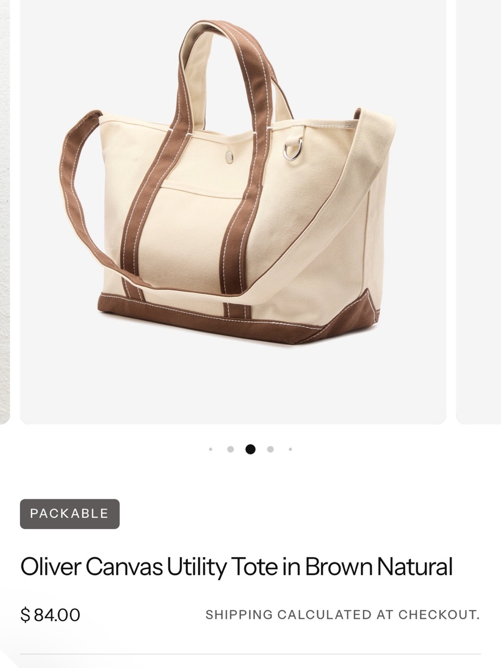 Wyeth bag